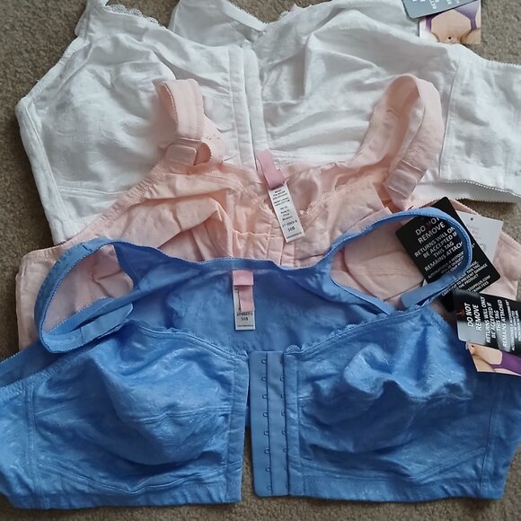 Comfort Choice Wireless Support Bras set of 3 - Picture 3 of 7